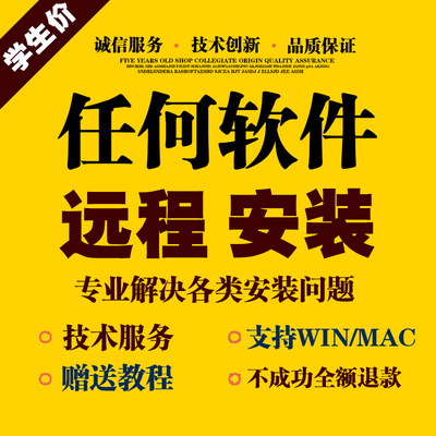 在线远程软件安装服务
